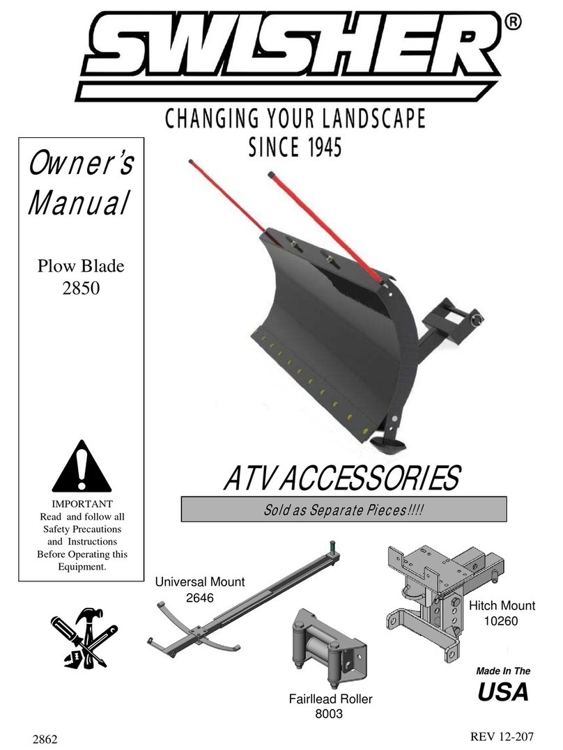 Swisher 2850 owner's manual