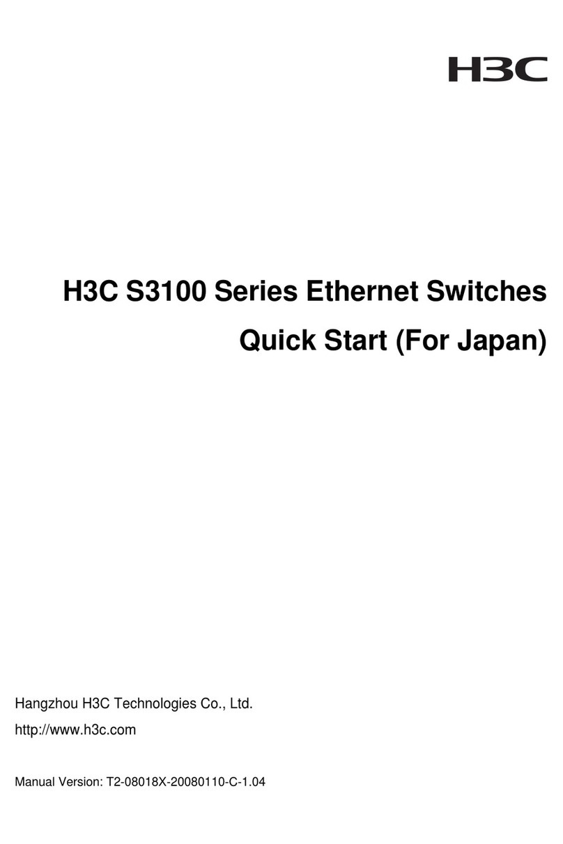 H3C S3100-8C-Sl User manual H3C S3100-8C-Sl User manual