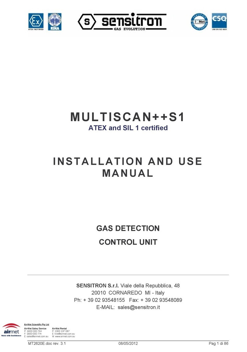 Sensitron MULTISCAN++S1 Installation and use manual