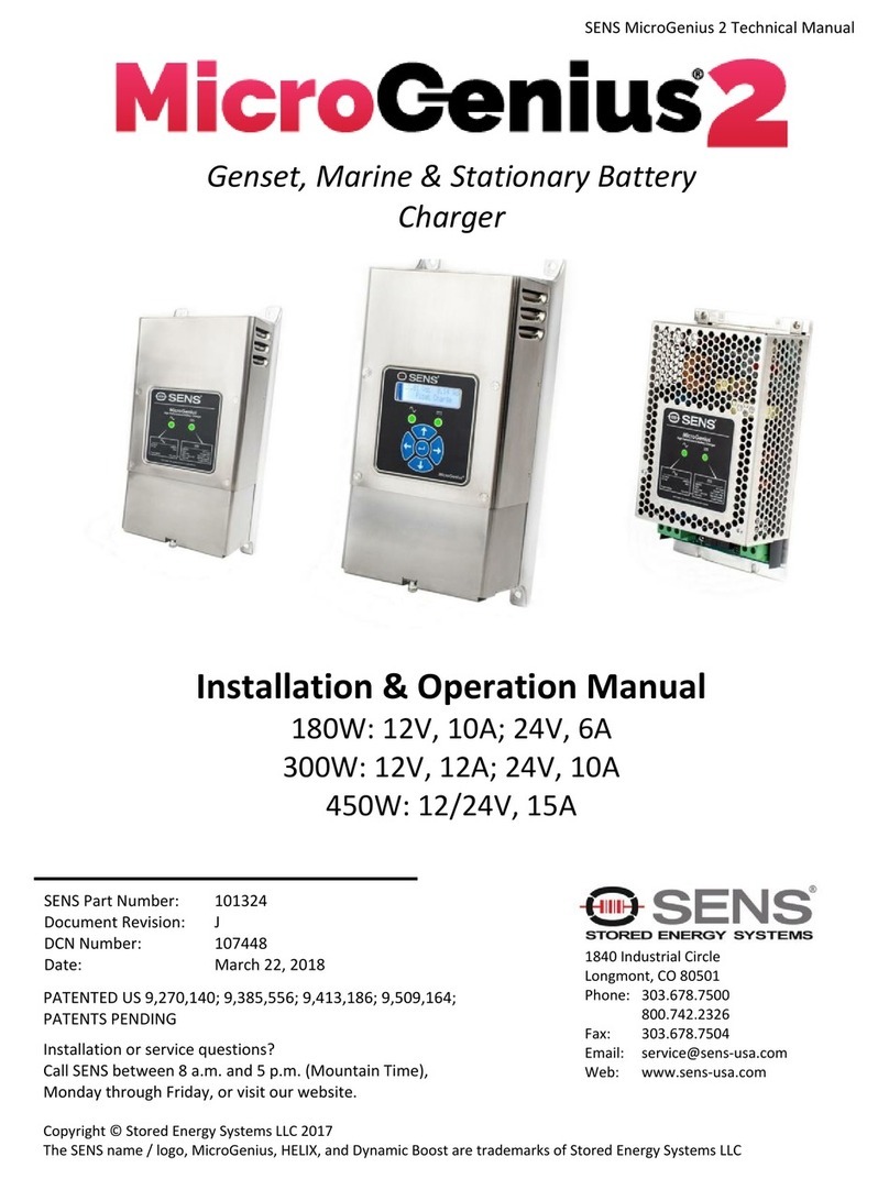Sens MicroGenius 2 Installation & operation manual