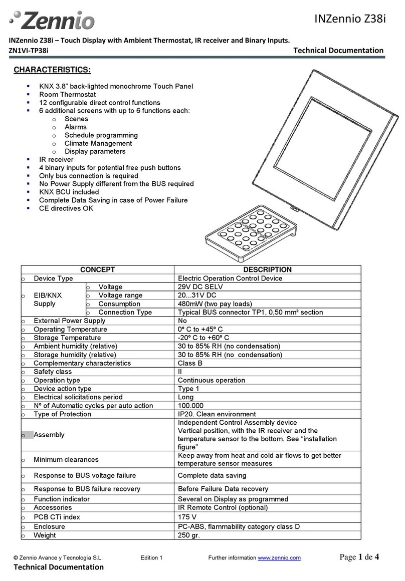 Zennio InZennio Z38i Guide