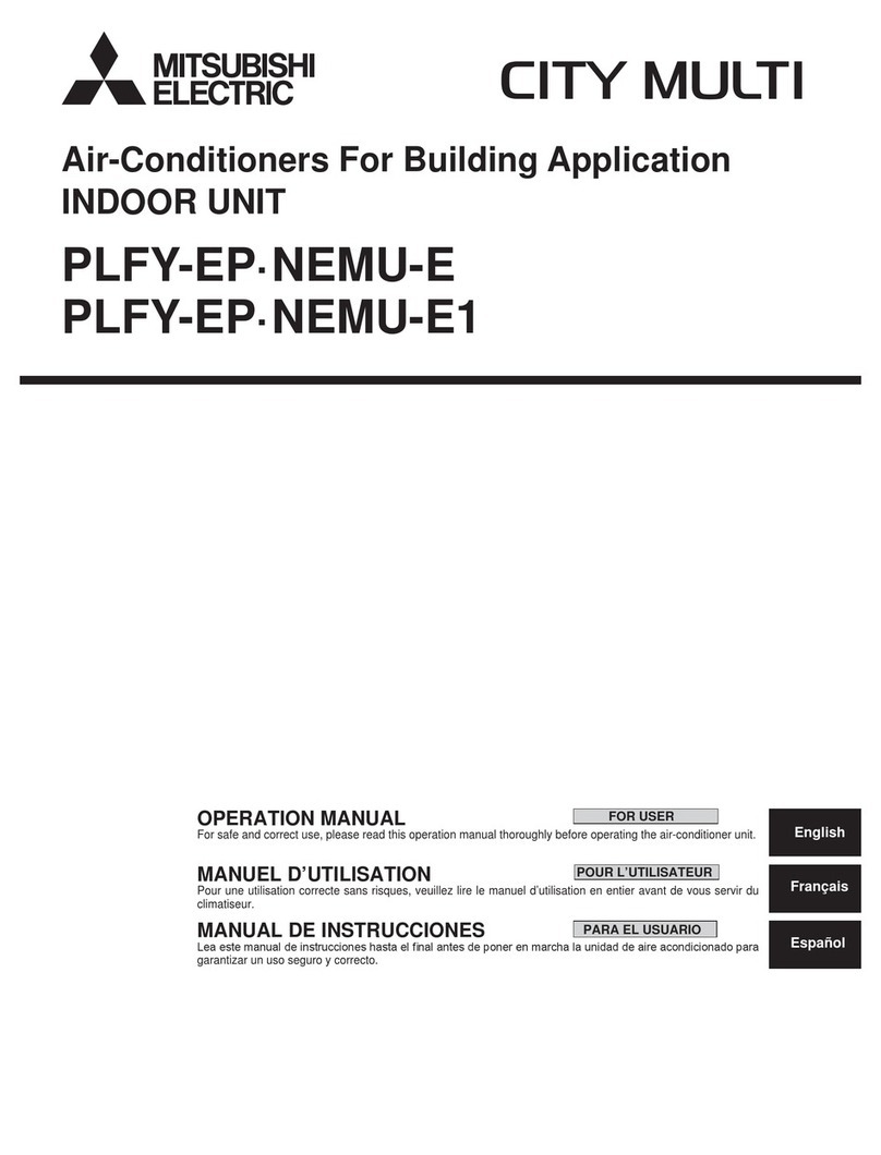 Mitsubishi Electric CITY MULTI PLFY-EP.NEMU-E Series User manual