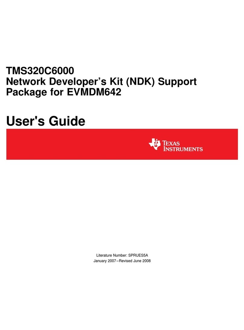 Texas Instruments TMS320C6000 DSP User manual