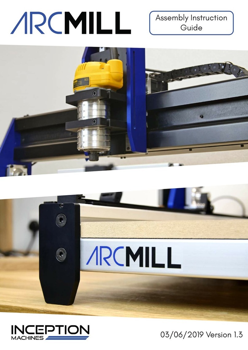 Inception Machines ARCMILL Assembly instruction guide