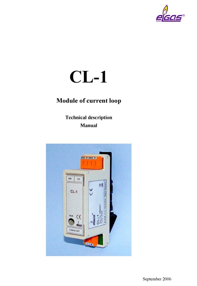 Elgas CL-1 manual