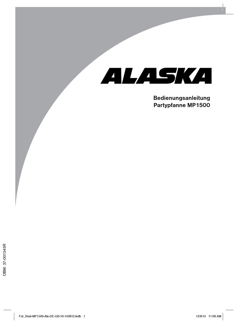 ALASKA MP1500 instruction manual