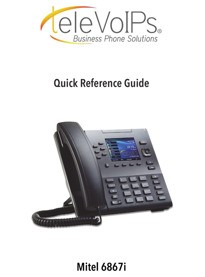 Mitel 6867i Premium Quick reference guide