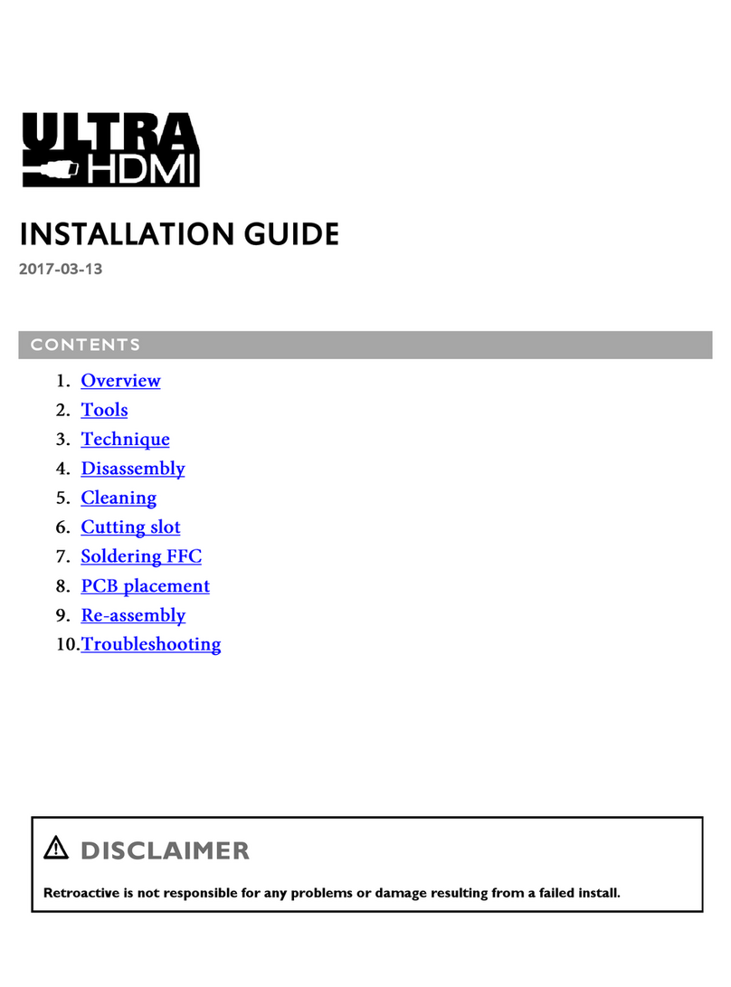 Retroactive UltraHDMI installation guide