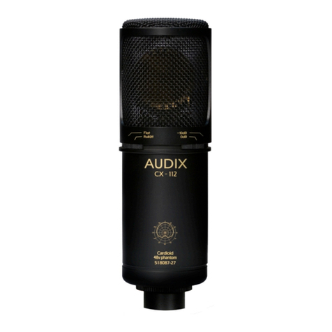 Audix CX-112 User manual Audix CX-112 User manual