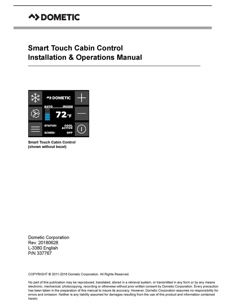 Dometic Smart Touch Cabin Control User manual