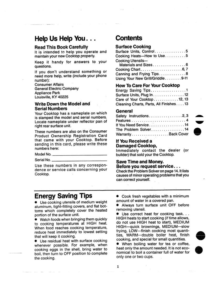 GE JP670 Installation instructions
