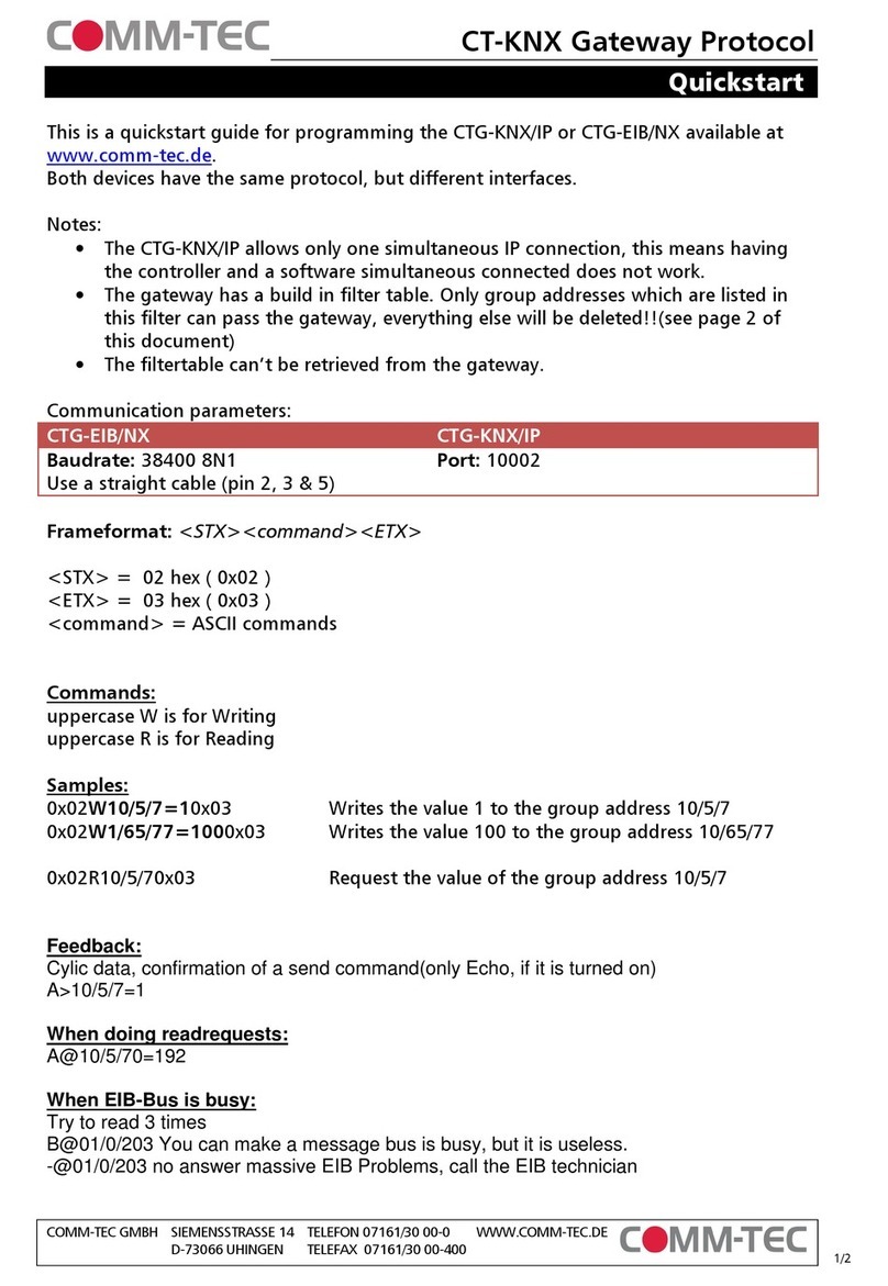 Comm-Tec CTG-KNX/IP quick start guide