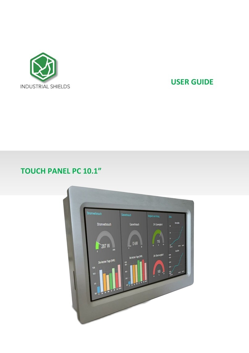 Industrial Shields TouchBerry PI 10.1 user guide