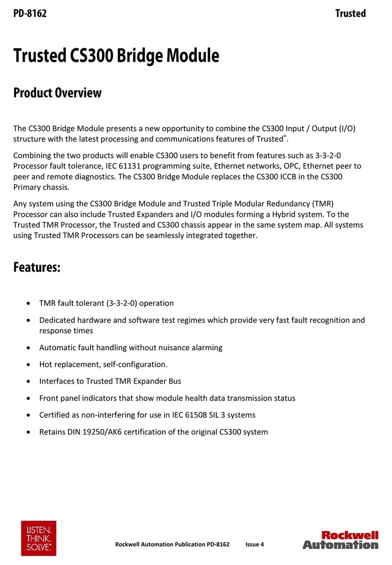 Rockwell Automation Trusted CS300 manual