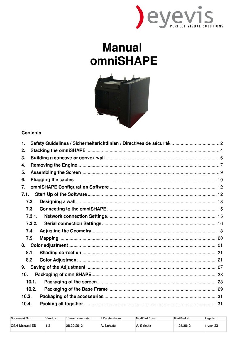 Eyevis omniSHAPE manual