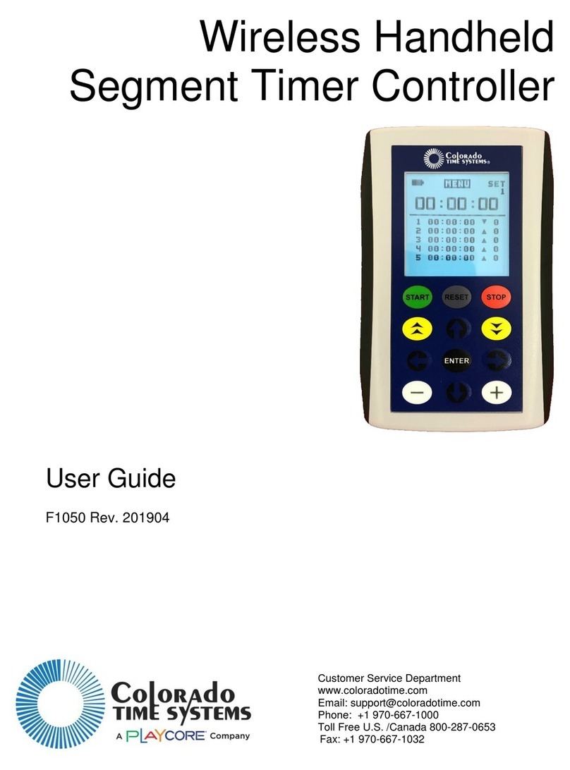 Colorado time systems WHC-2 user guide