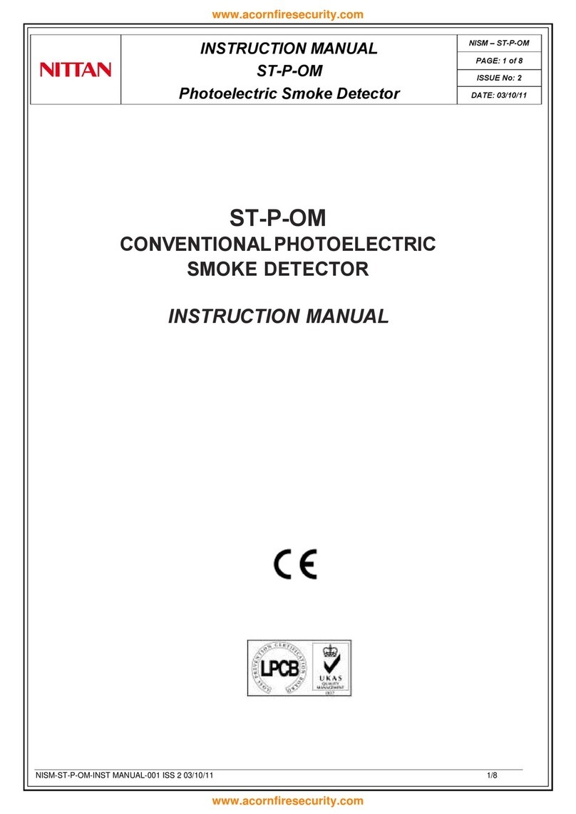 Nittan ST-P-OM instruction manual