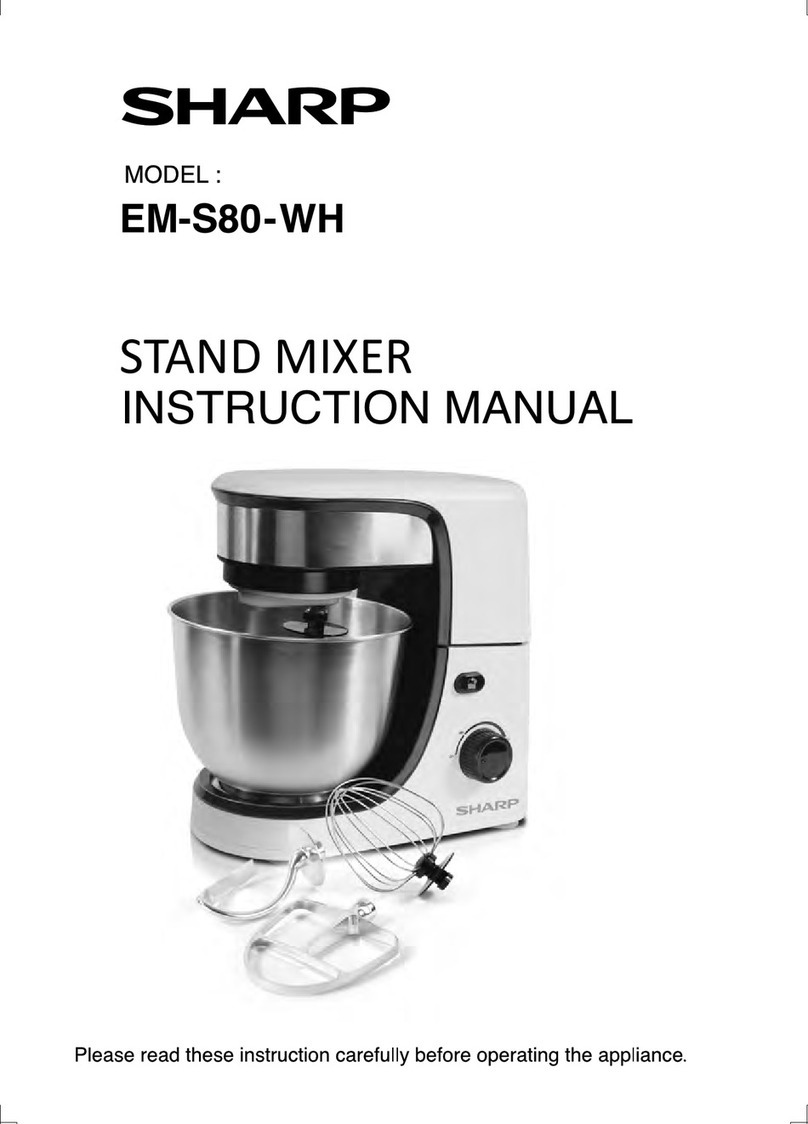 Sharp EM-S80-WH instruction manual