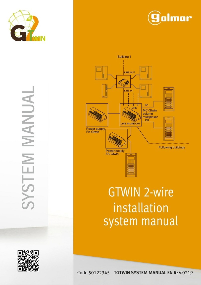 golmar Gtwin Series System manual