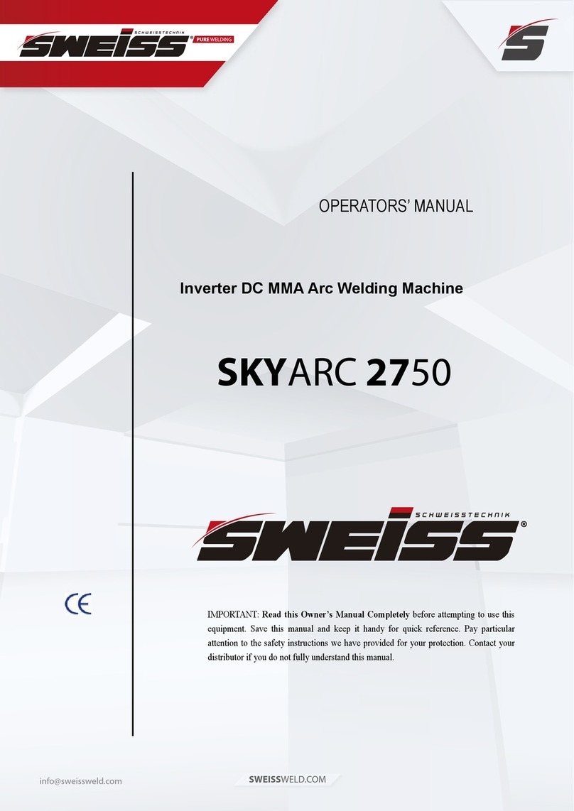 Sweiss SKYARC 2750 Operator's manual
