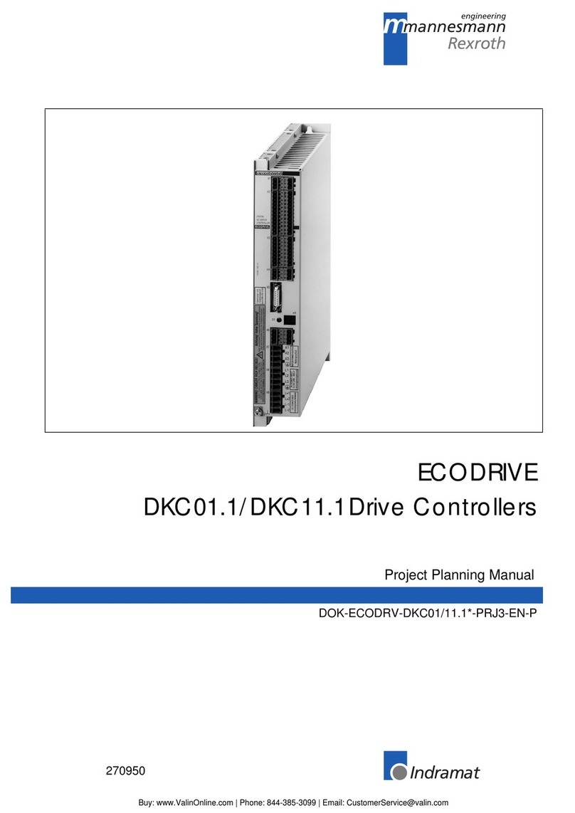 Mannesmann Rexroth Indramat ECODRIVE DKC01.1 Project planning manual