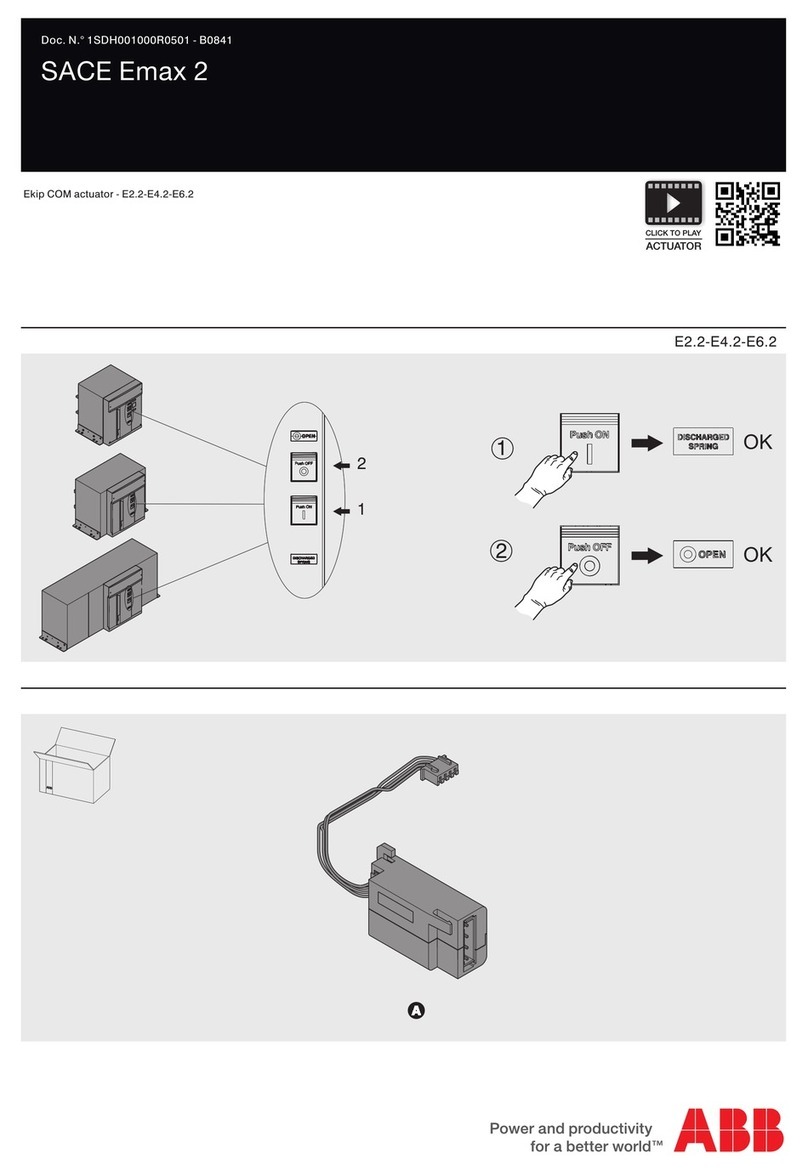 ABB SACE Emax 2 User manual
