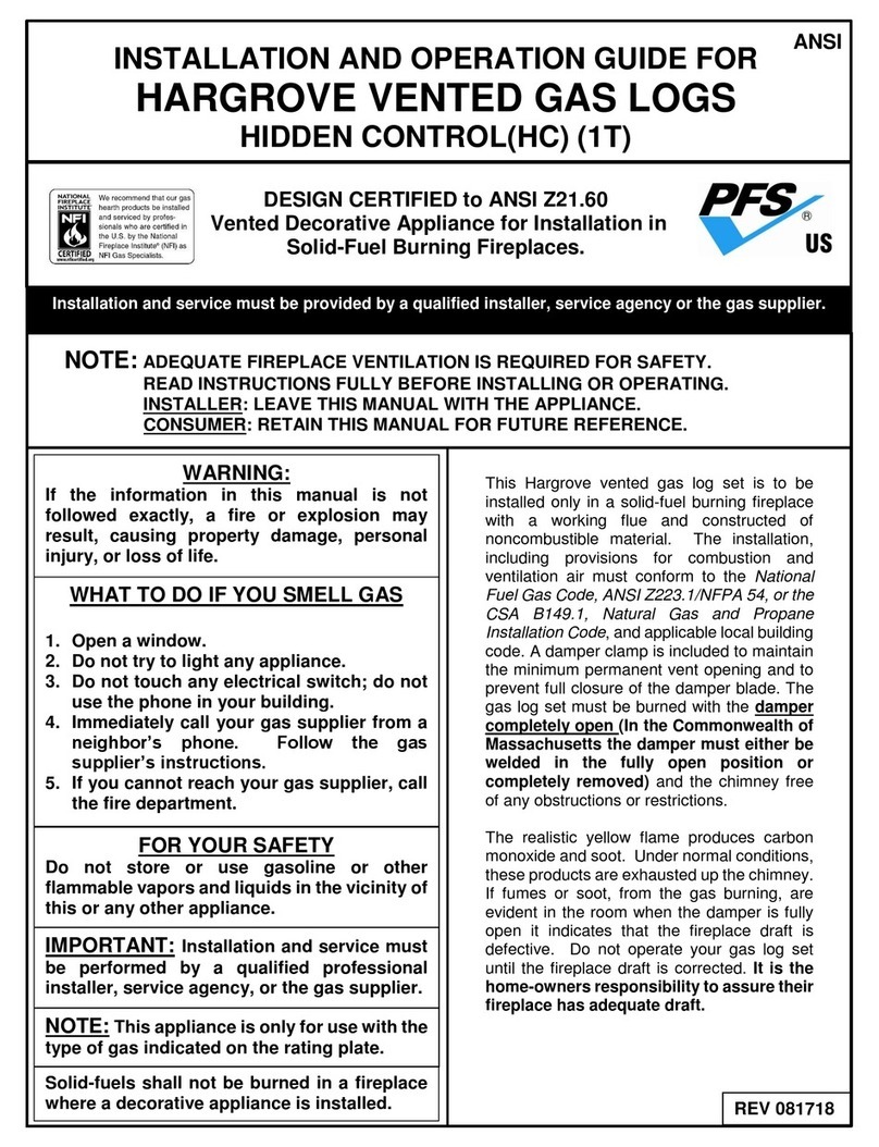 Hargrove Hidden Control Series Installation and operation guide
