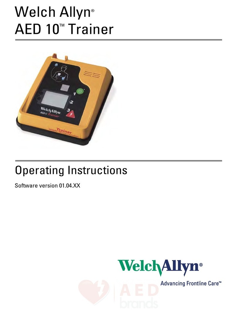 Welch Allyn AED 10 operating instructions