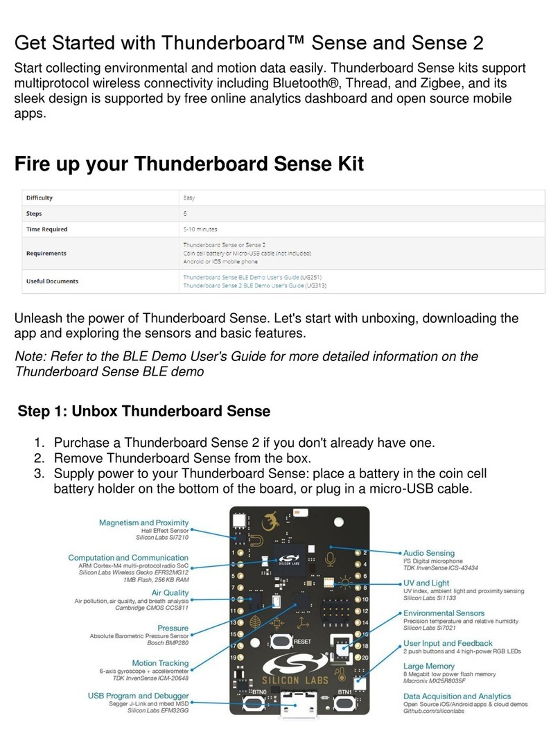 Silicon Laboratories Thunderboard Sense 2 Get started