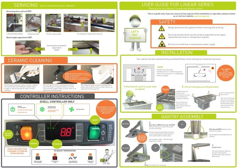 Cossiga Linear Series user guide