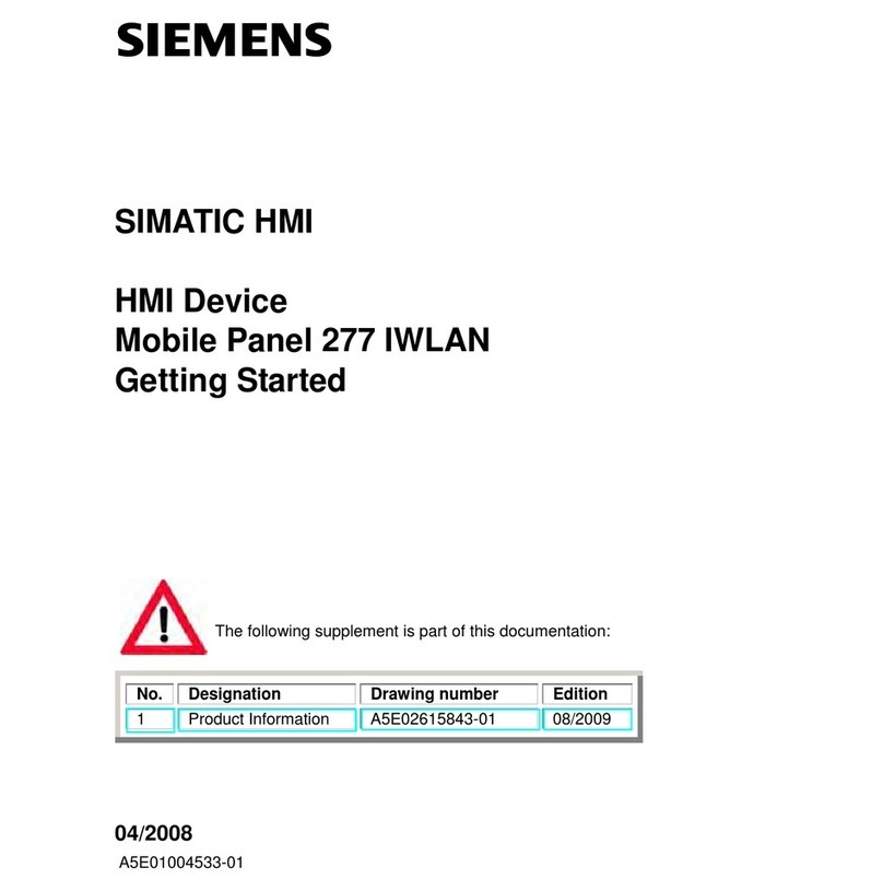 Siemens SIMATIC 277 IWLAN User manual