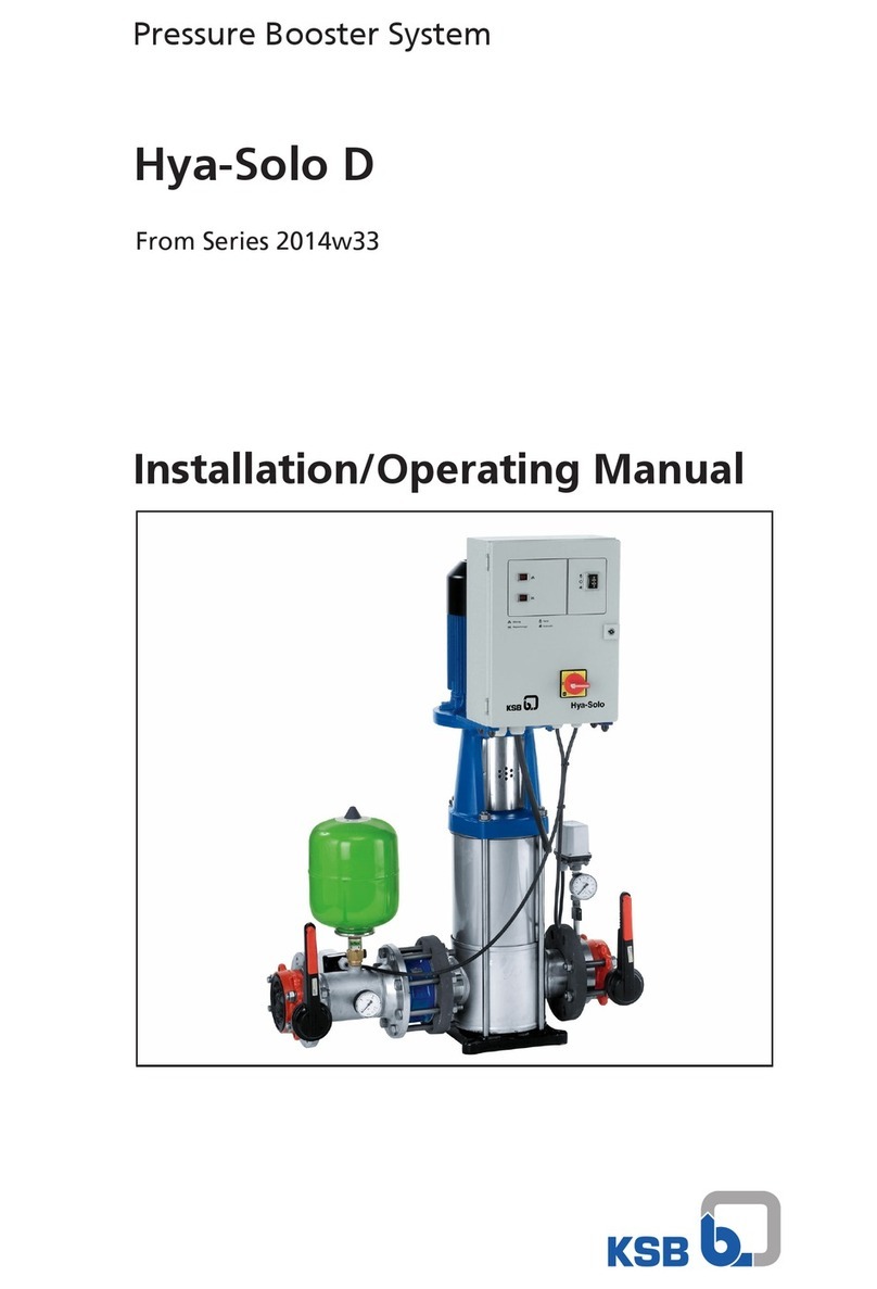 KSB Hya-Solo D Series User manual