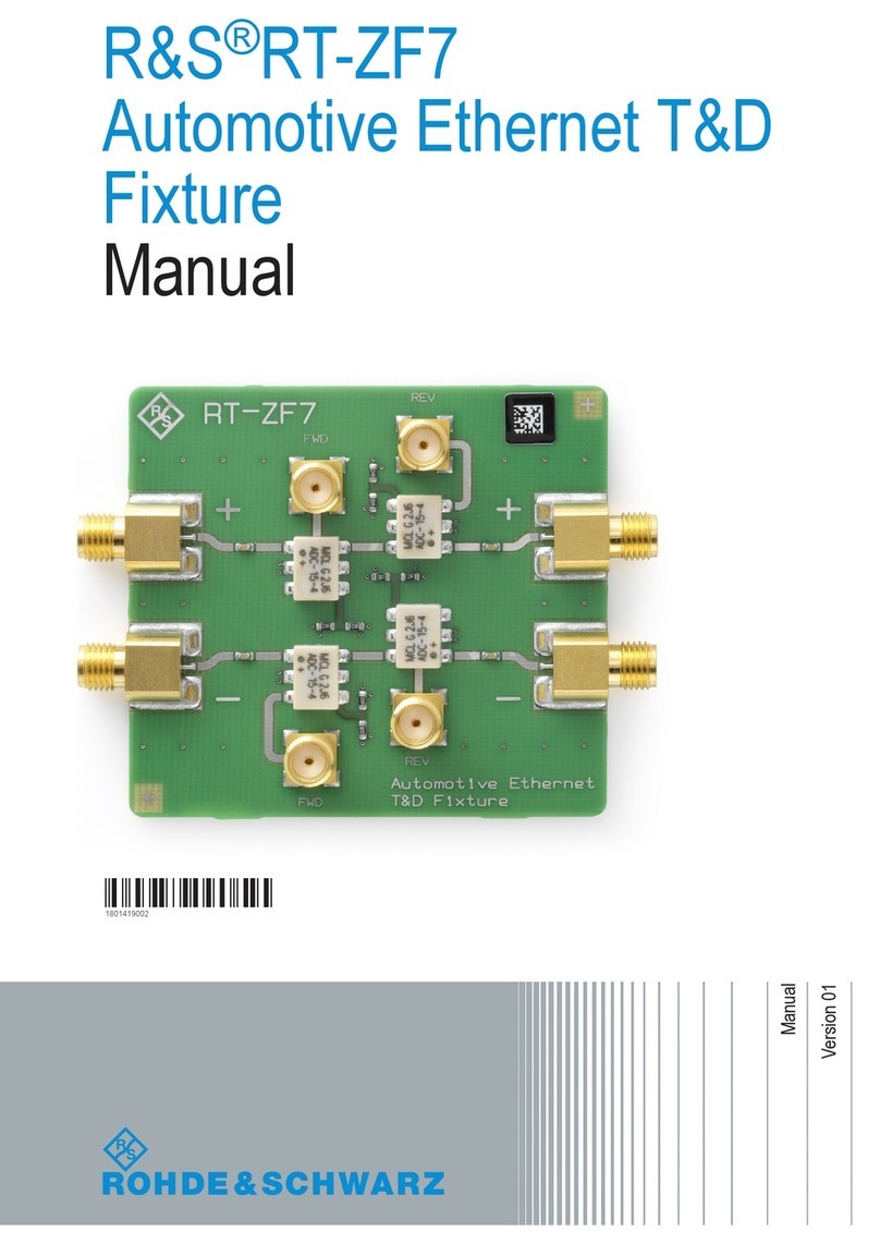 Rohde & Schwarz RT-ZF7 manual