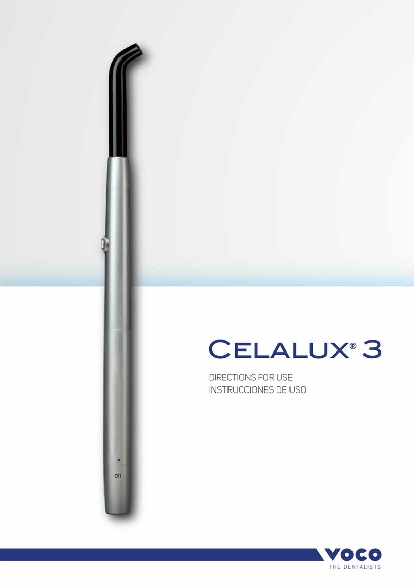 VOCO CELALUX 3 Directions for use