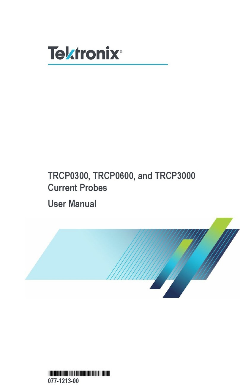 Tektronix TRCP0300 User manual