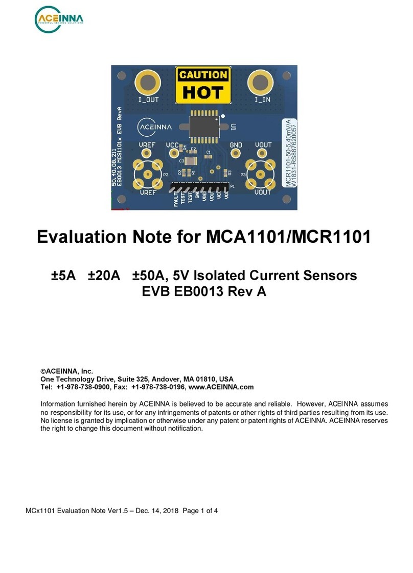 Aceinna MCA1101 Series Quick start guide