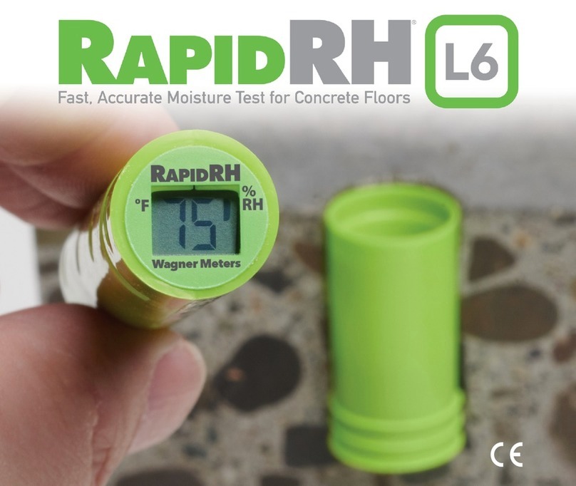 Wagner Meters Rapid RH L6 User manual