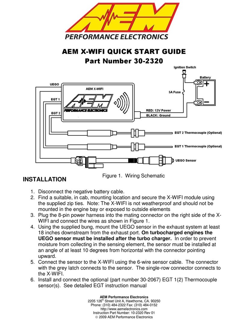 AEM Performance Electronics X-WIFI 30-2320 quick start guide AEM Performance Electronics X-WIFI 30-2320 quick start guide