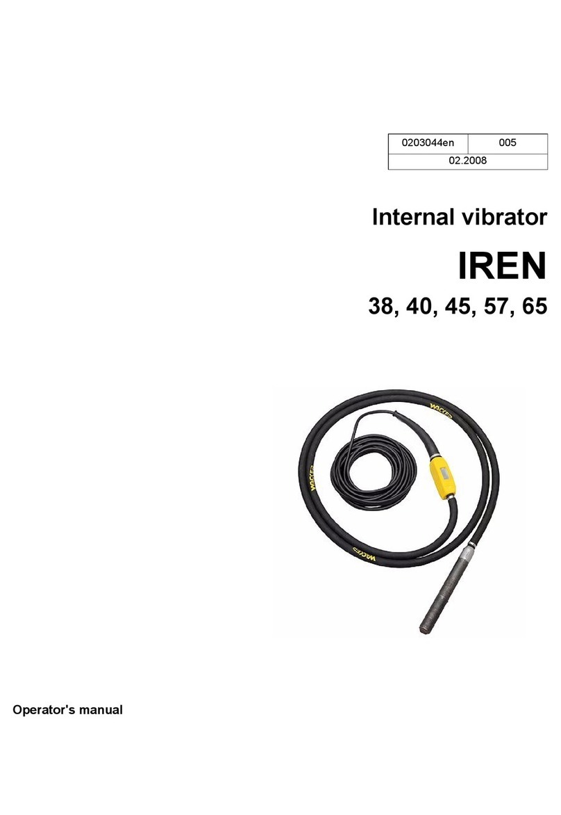Wacker Neuson IREN 38 User manual