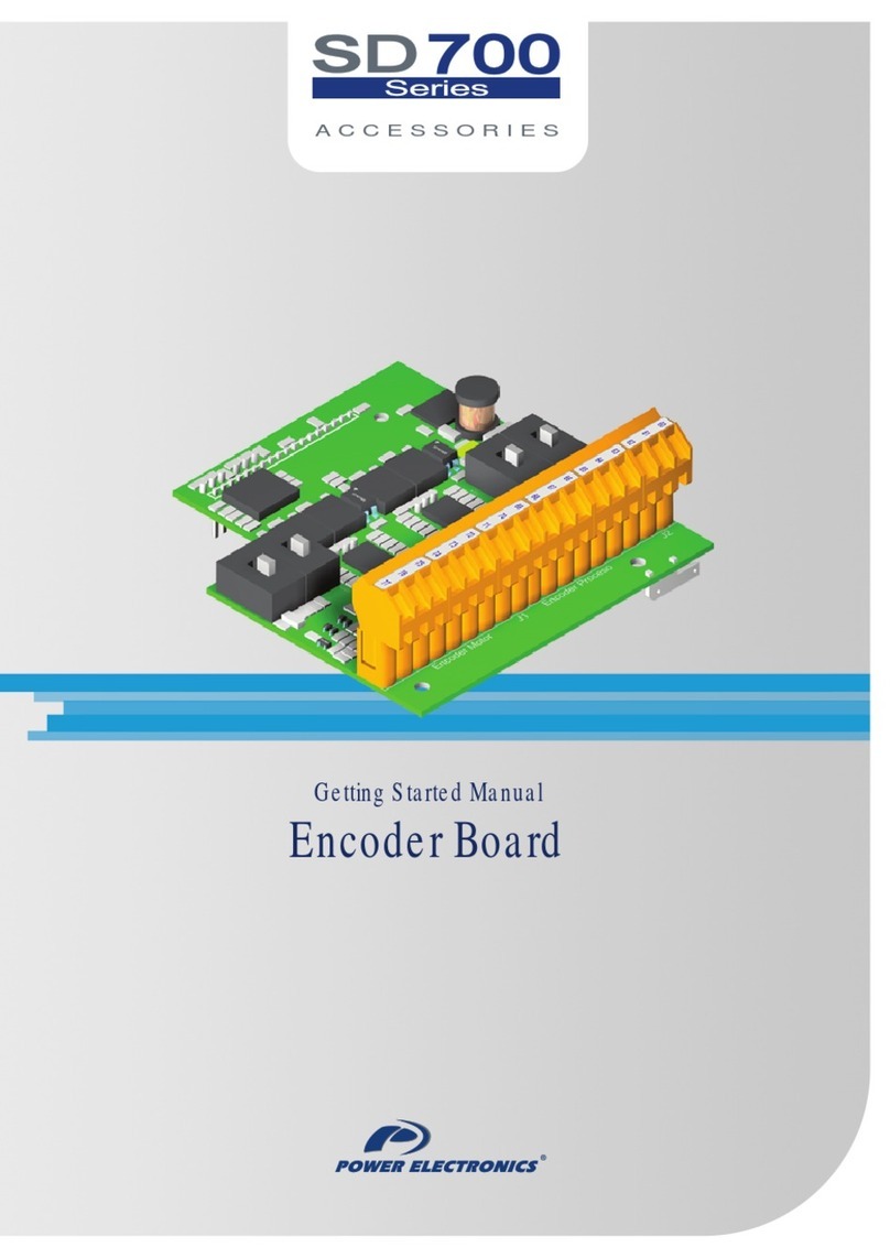 Power Electronics SD700 Series Getting started manual