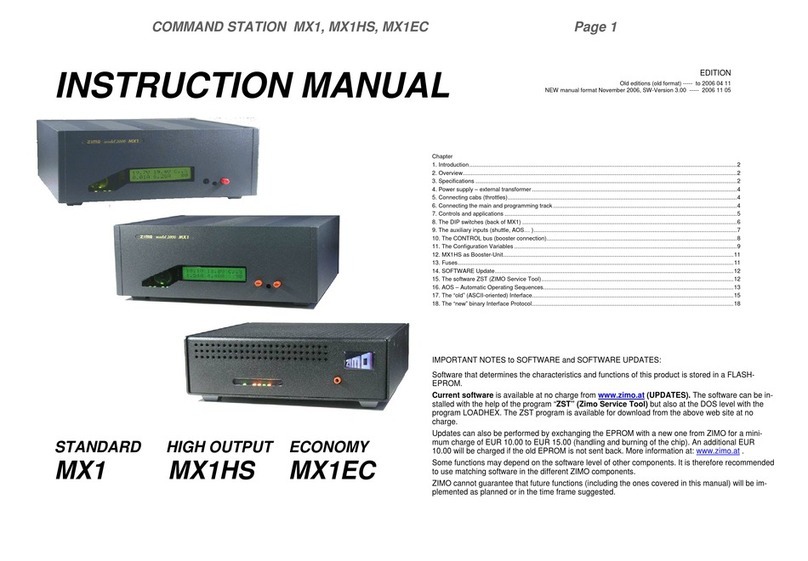 ZIMO MX1 User manual