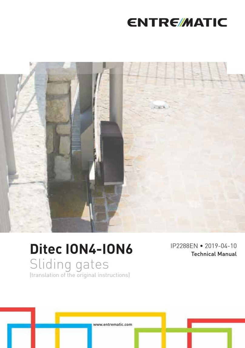 Entrematic Ditec ION4 User manual