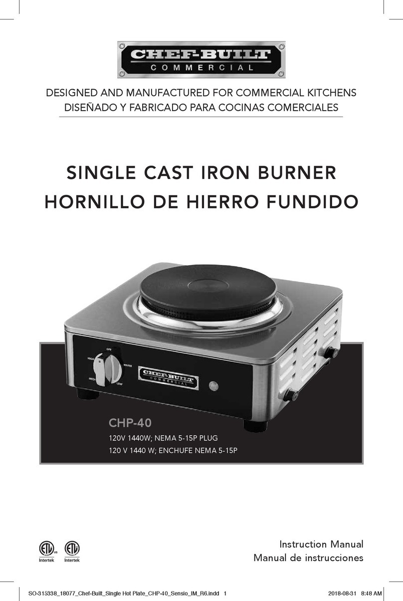CHEF-BUILT CHP-40 User manual