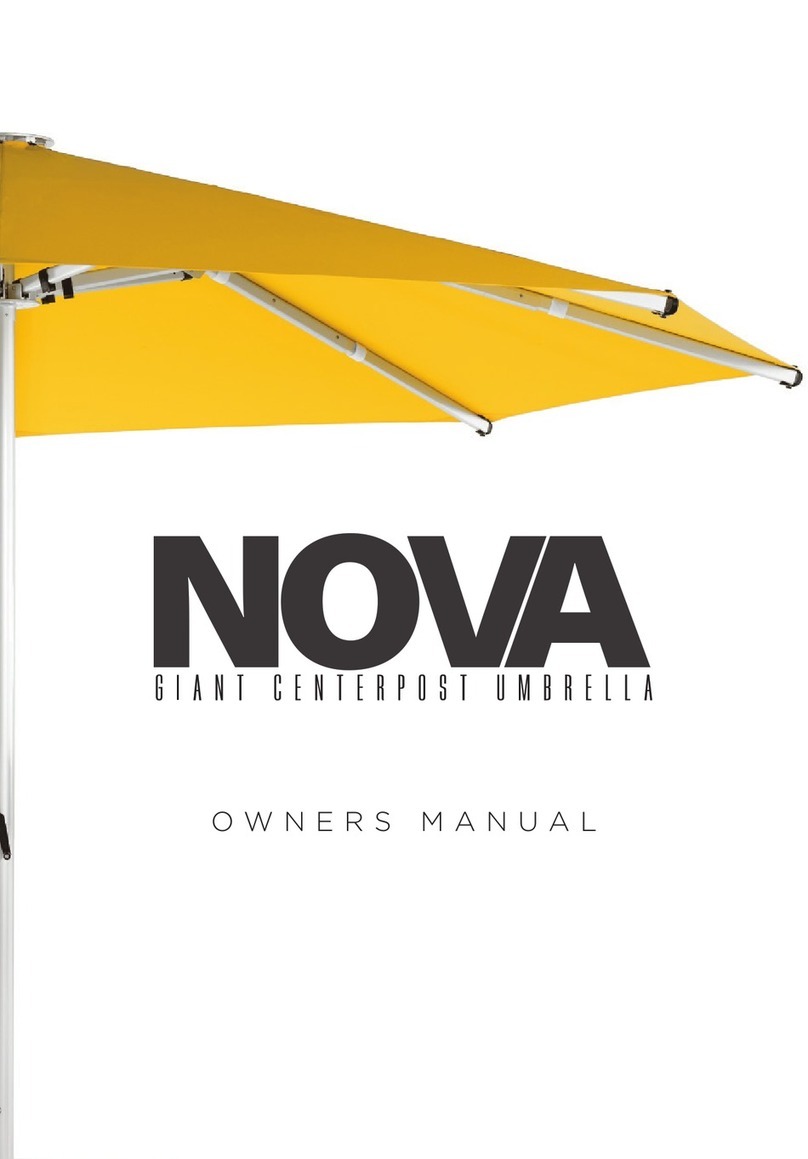 Frankford Umbrellas Nova owner's manual