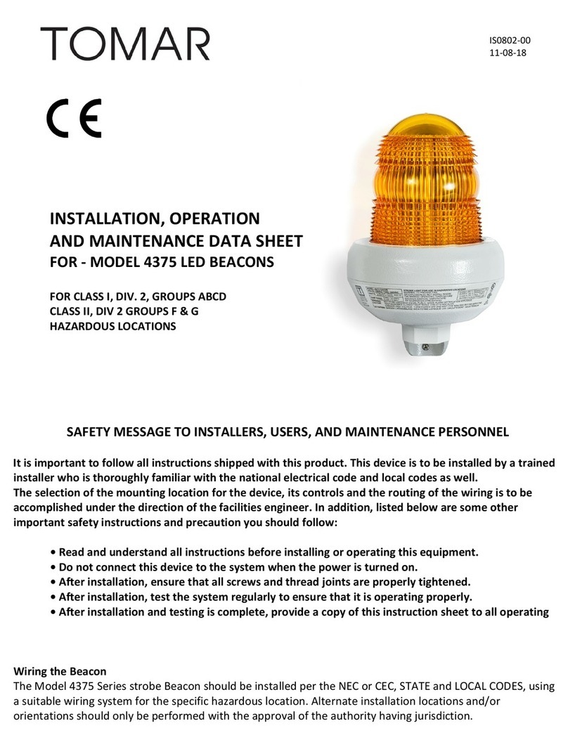 Tomar 4375 Instruction Manual