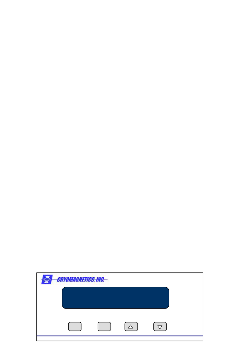 CRYOMAGNETICS LM-500 quick guide