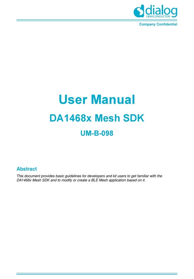 Dialog Semiconductor DA1468 series user manual