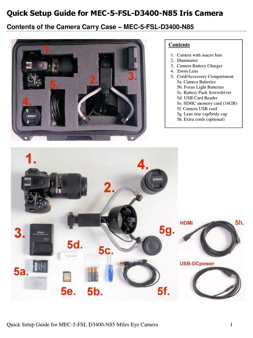 Miles Research Iris MEC-5-FSL-D3400-N85 Quick setup guide