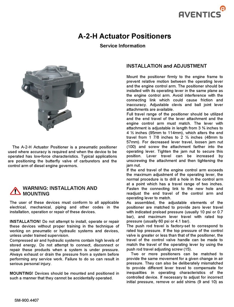 Aventics A-2-H Operating and installation instructions
