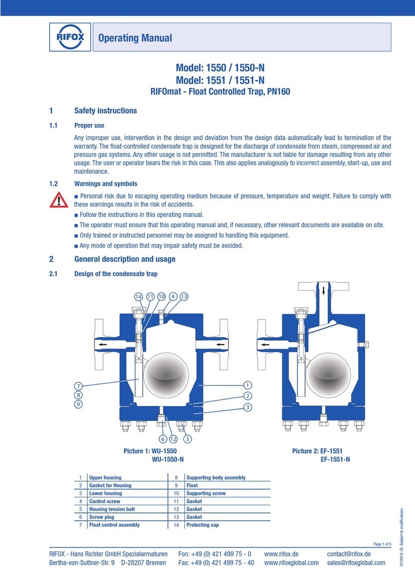 Rifox WU-1550 User manual